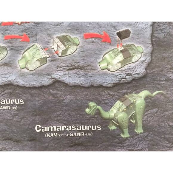 LEGO Dinosaurs 6722 Styracosaurus ~ COMPLETE ~ Transforms into 4 Dinosaurs - Picture 9 of 10